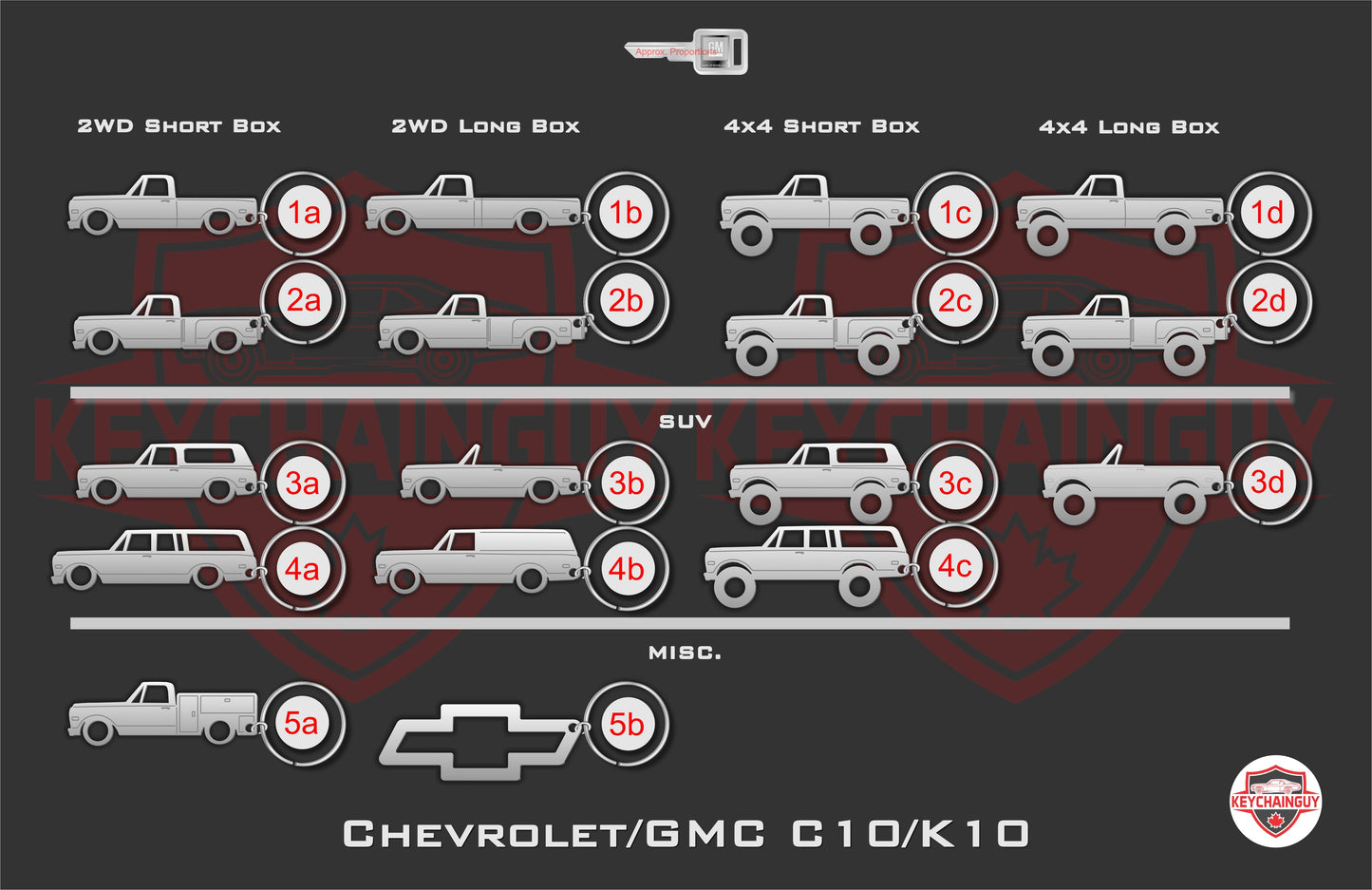 1967 - 1972 Chevy/GMC C10 Truck Blazer Suburban Stepside