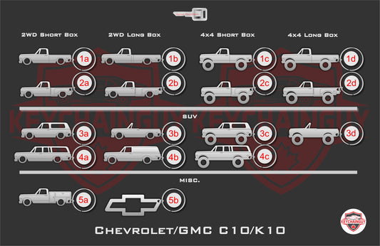 1967 - 1972 Chevy/GMC C10 Truck Blazer Suburban Stepside